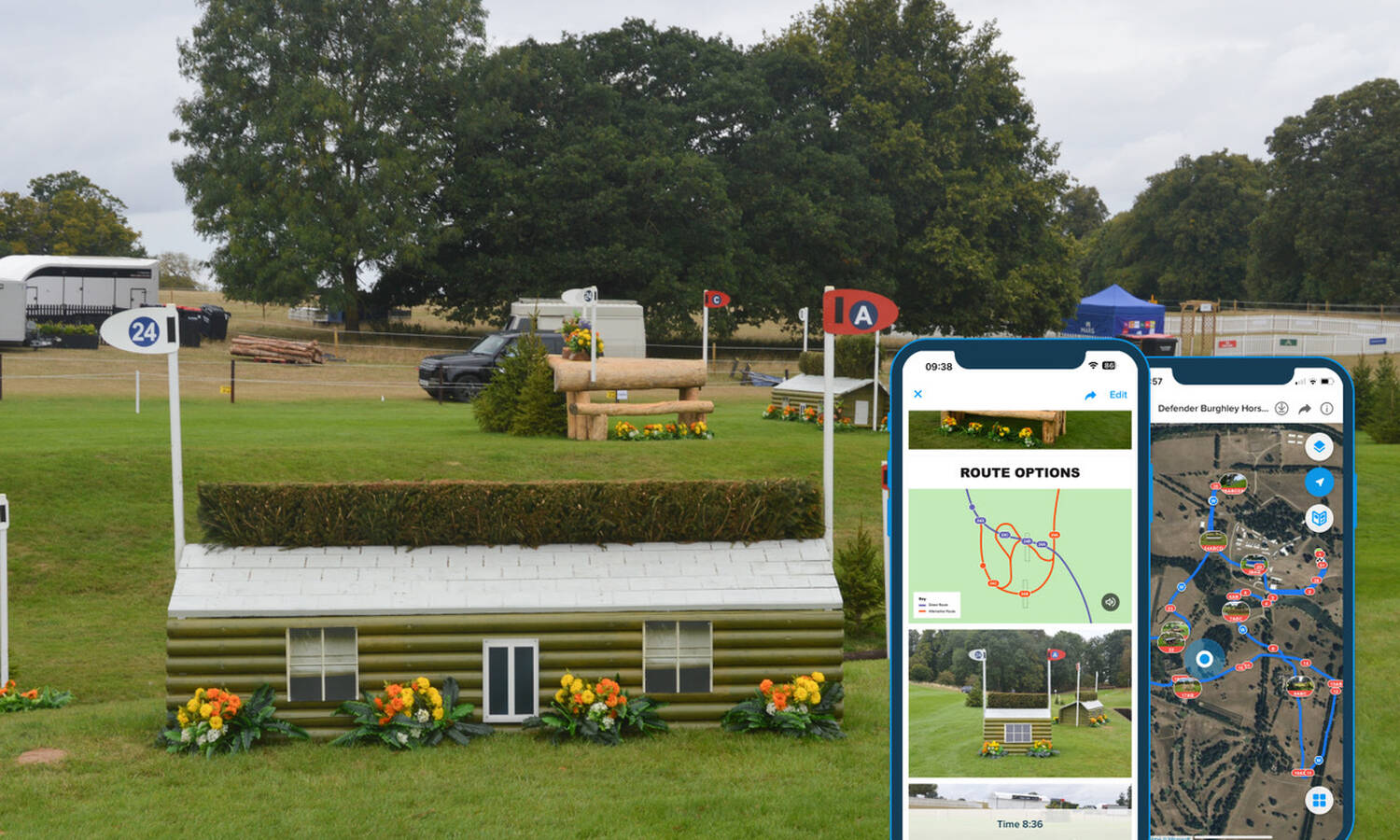 Burghley digital map 2025